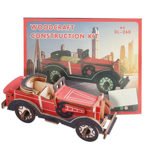 Rompecabezas Vehiculos de Lujo Coleccionables 3D Madera