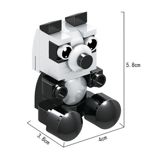 Fichas Animales Coleccionables Tipo Lego Decorativa +40 Piezas