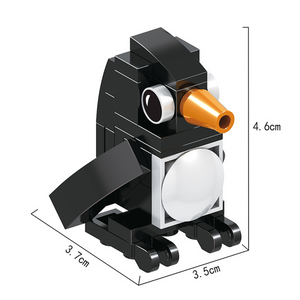 Fichas Animales Coleccionables Tipo Lego Decorativa +40 Piezas