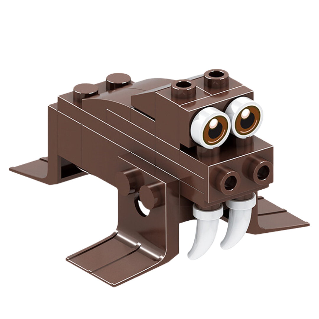 Fichas Animales Coleccionables Tipo Lego Decorativa +40 Piezas