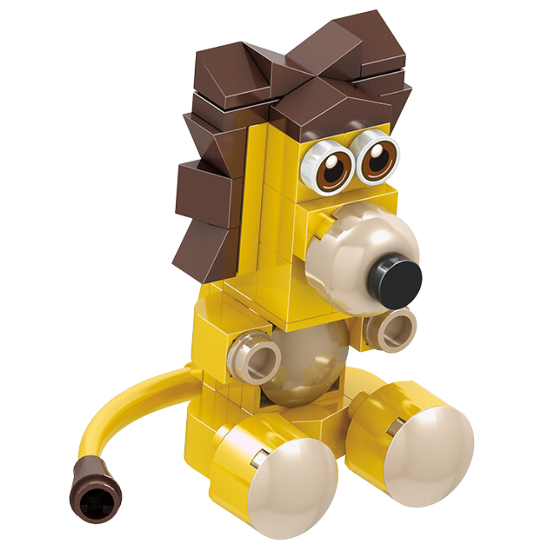 Fichas Animales Coleccionables Tipo Lego Decorativa +40 Piezas