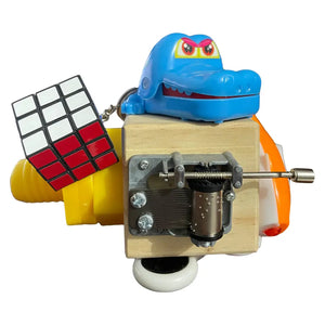 Cubo Fidget Entretenimiento Grande - Botones Interruptores y Mas
