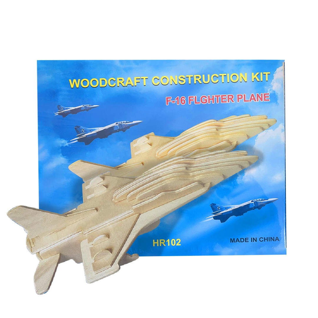 Rompecabezas 3D Coleccionables Aviones Madera