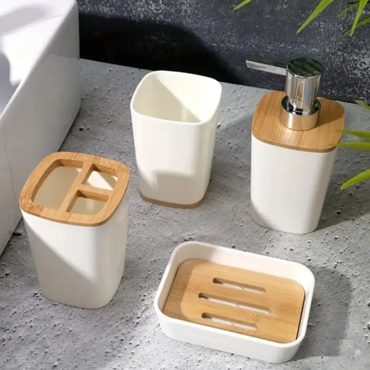 Kit de Baño Elegante x4 Piezas