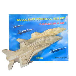Rompecabezas 3D Coleccionables Aviones Madera
