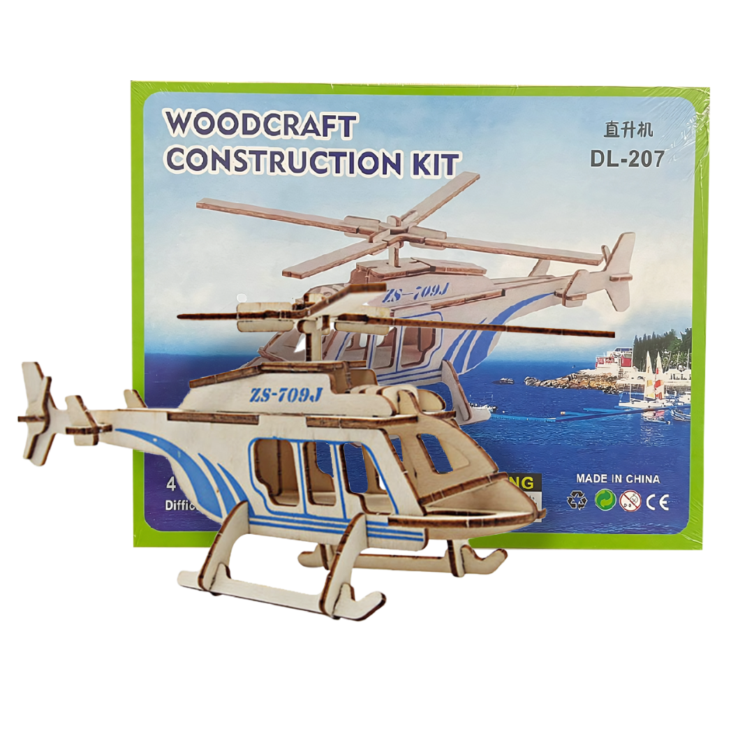 Set Rompecabezas Coleccionables 3D Madera Policía