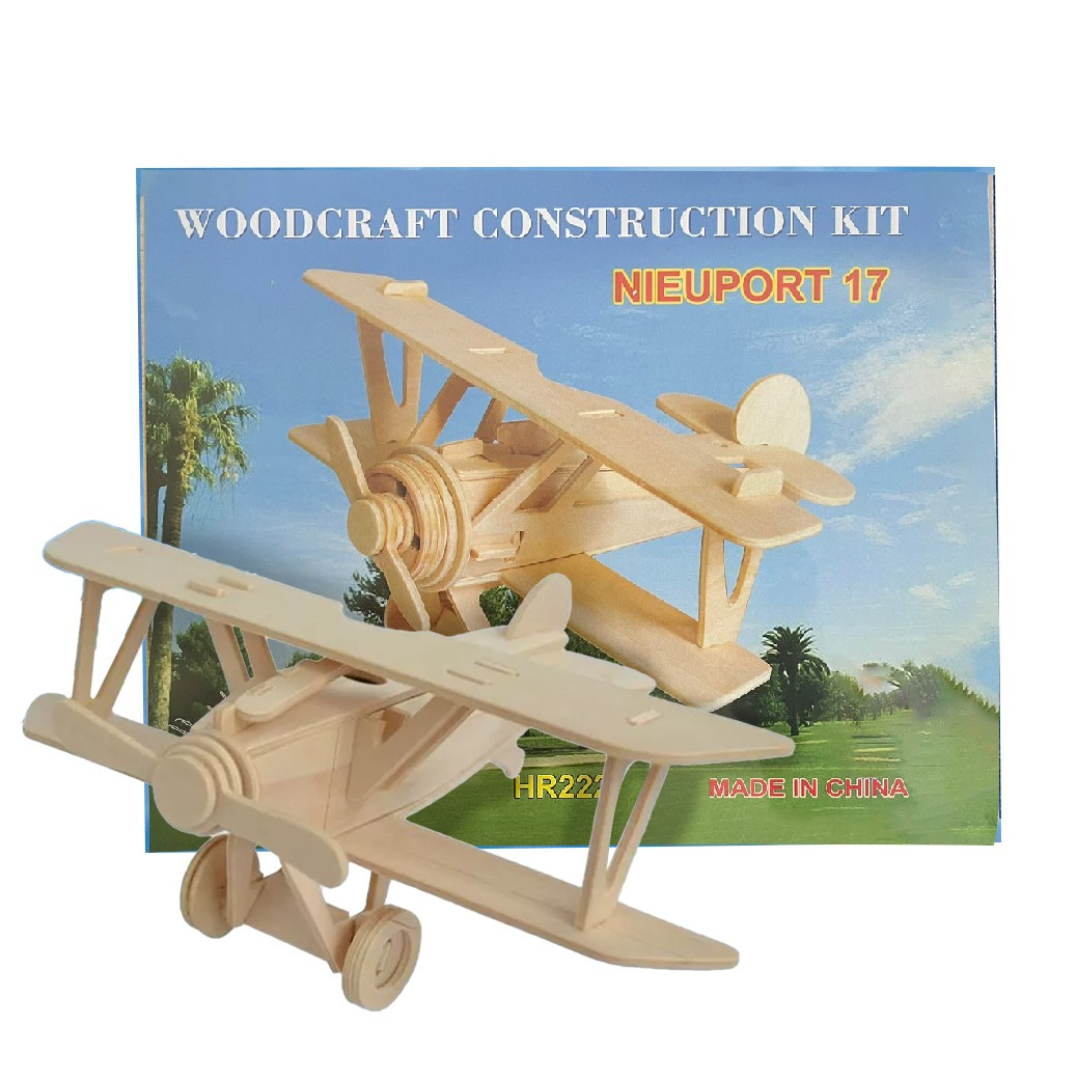 Rompecabezas 3D Coleccionables Aviones Madera