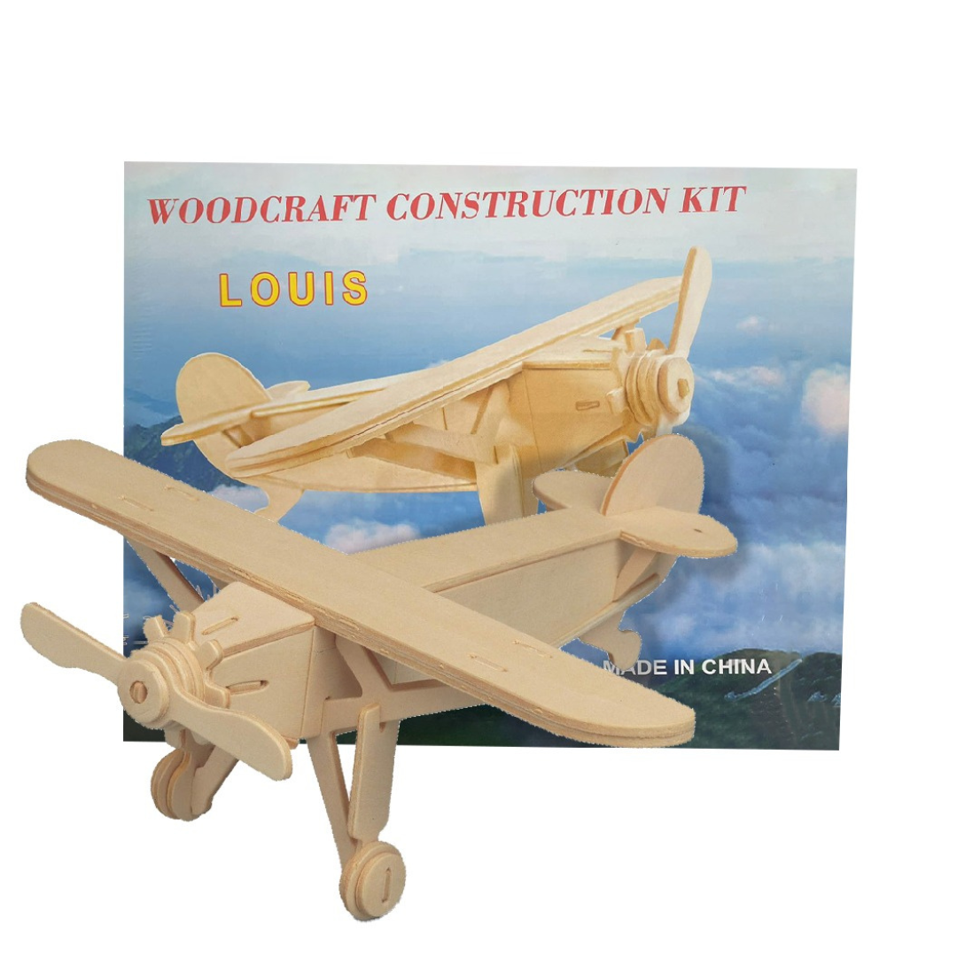 Rompecabezas 3D Coleccionables Aviones Madera