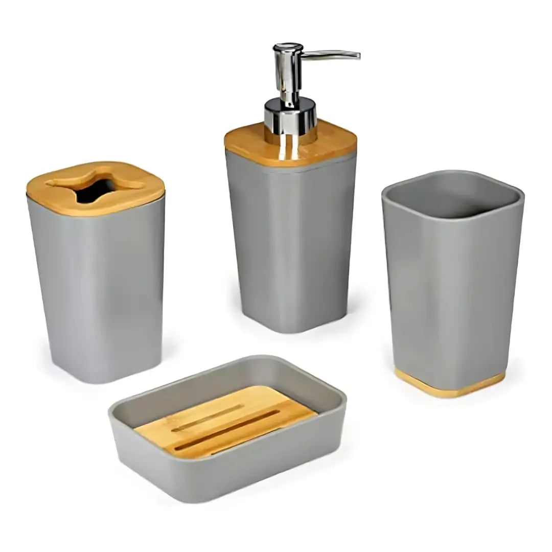 Kit de Baño Elegante x4 Piezas