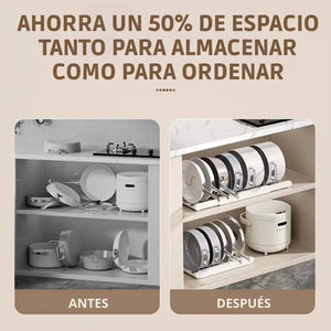 Ordenador Plegable de Ollas Moderno