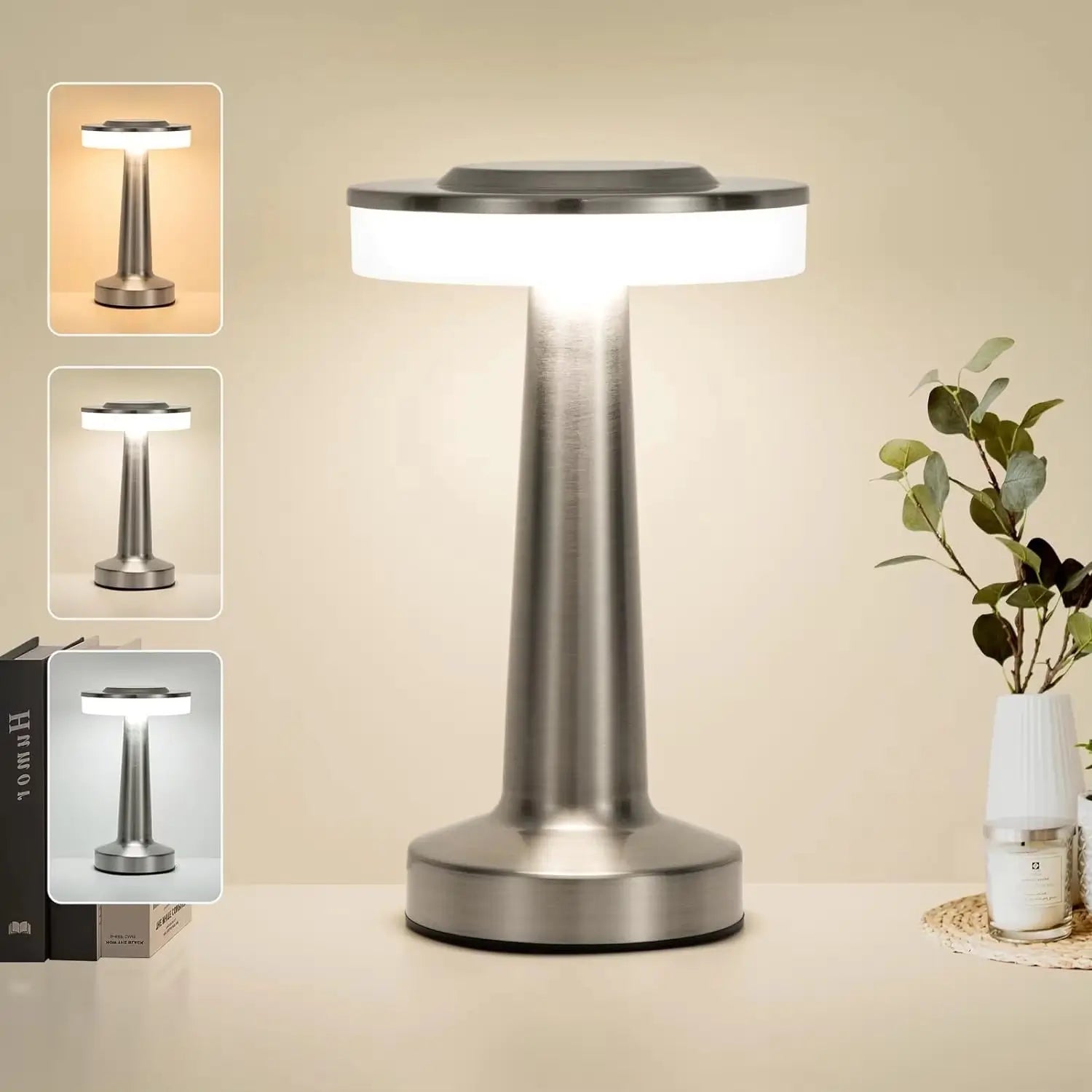Lampara Moderna Touch 3 Tonalidades - Escritorio - Mesa de Noche