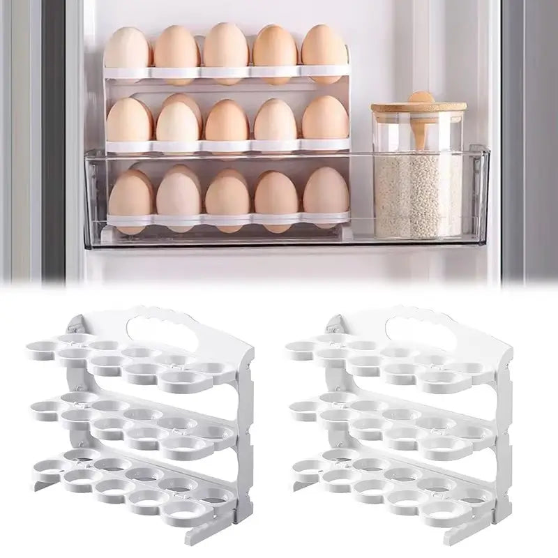 Almacenamiento Plegable Huevos x30 Uds