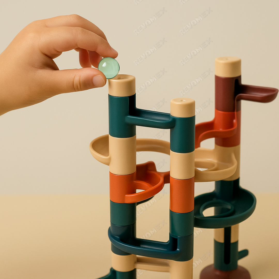 Laberinto de Canicas Armable – Juego de Pistas para Niños