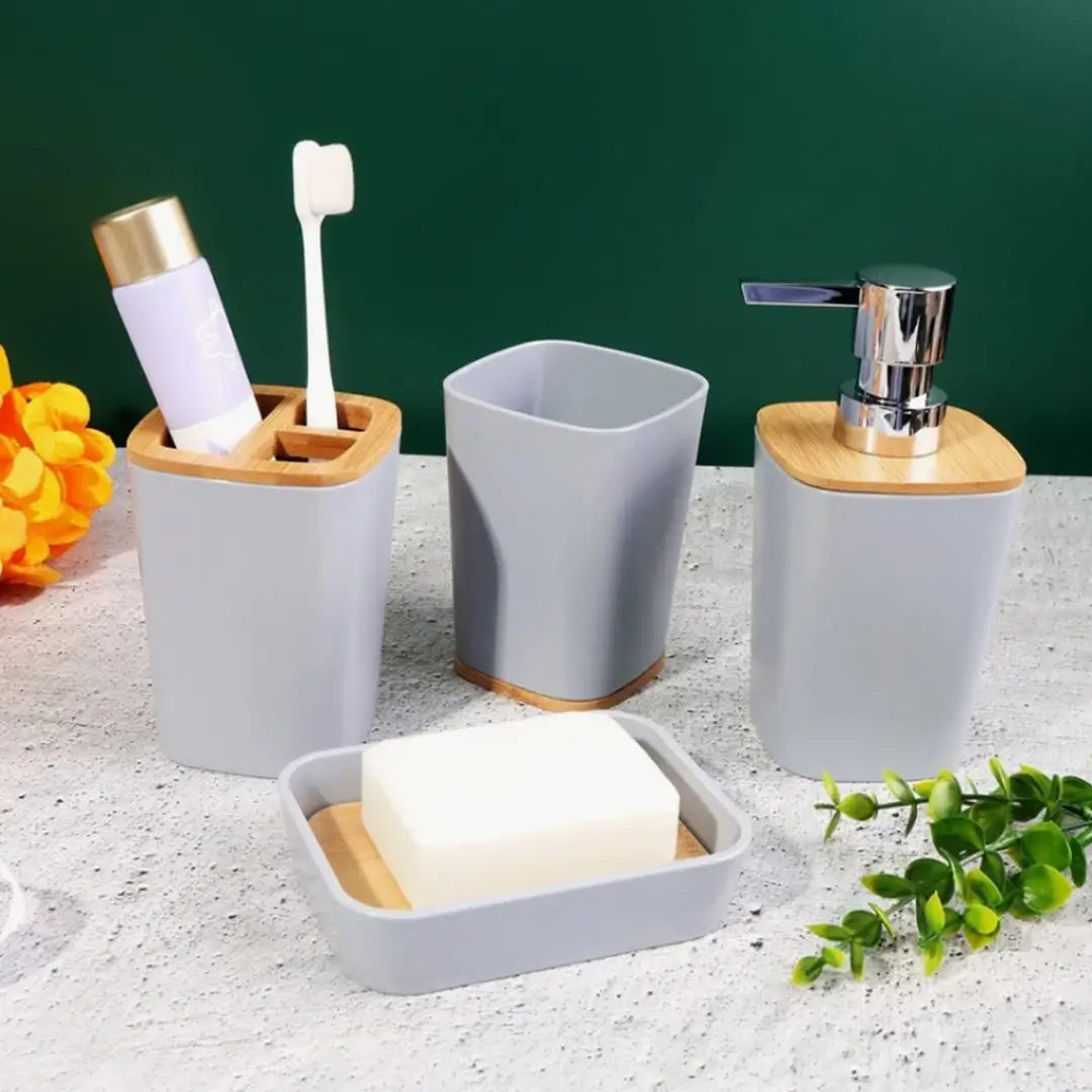 Kit de Baño Elegante x4 Piezas