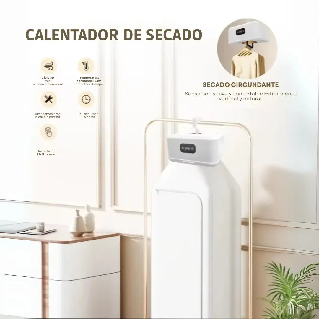 Secador de Ropa Electrico Portatil
