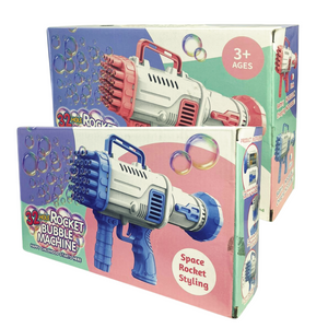 Bazooka Pistola Burbujas Gran Cantidad Bandeja Liquido