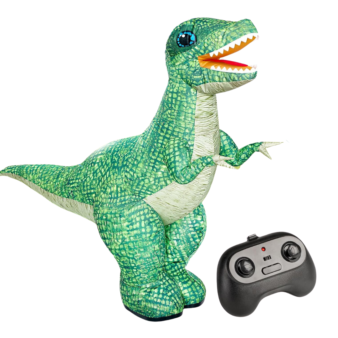 Dinosaurio Grande Inflable Control Remoto Caminante