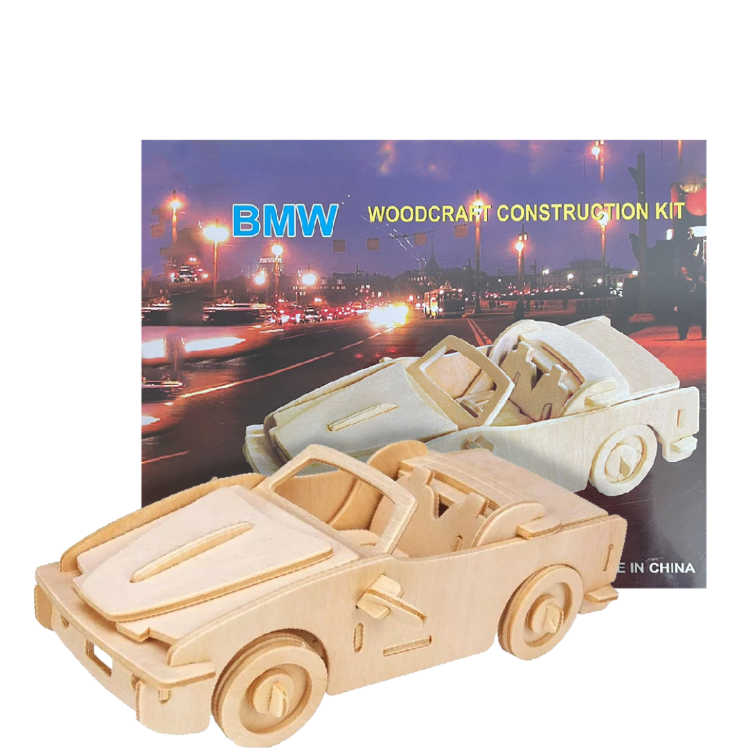 Rompecabezas Vehiculos de Lujo Coleccionables 3D Madera