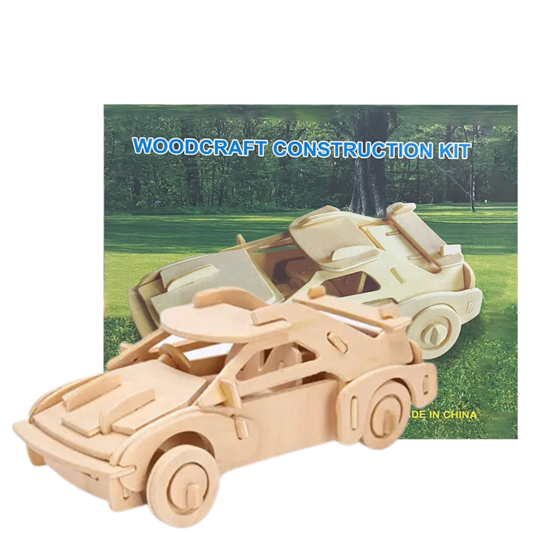 Rompecabezas Vehiculos de Lujo Coleccionables 3D Madera