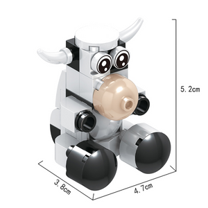 Fichas Animales Coleccionables Tipo Lego Decorativa +40 Piezas