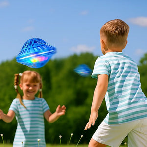 Boomerang Ovni Pinner Volador Con Luces Led