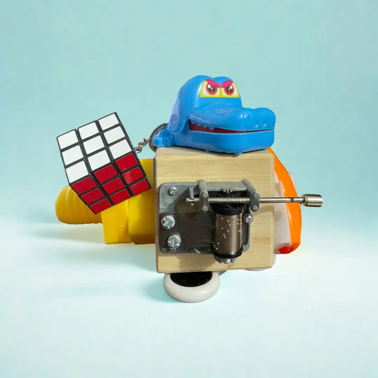 Cubo Fidget Entretenimiento Grande - Botones Interruptores y Mas