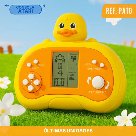 Atari de Pato Portatil Retro - Snake, Tetris, Naves y Mas