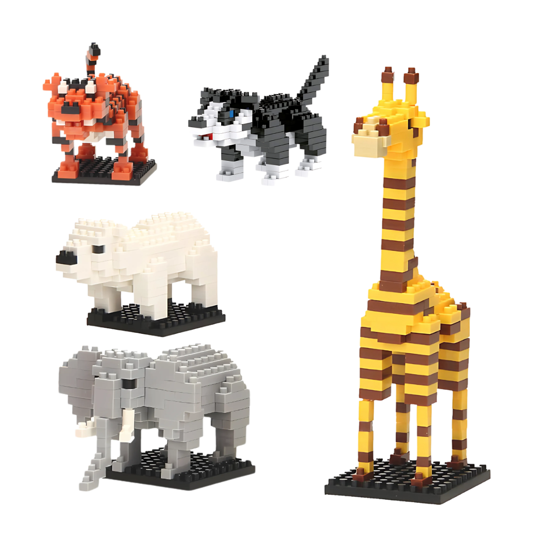 Fichas Armables Coleccionables Animales Decorativas Alta Calidad