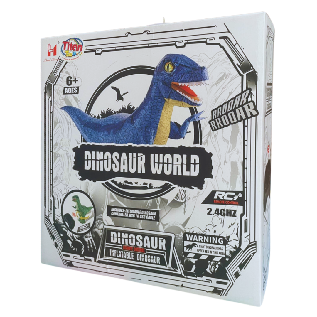 Dinosaurio Grande Inflable Control Remoto Caminante