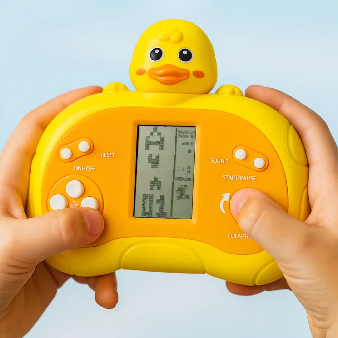 Atari de Pato Portatil Retro - Snake, Tetris, Naves y Mas